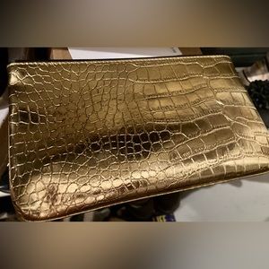 Estée Lauder Gold Makeup Bag New